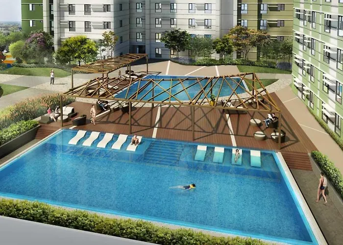 Style With Pool View & Fast Wi-fi 4pax 아파트호텔 세부